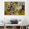 Handgemalte abstrakte Gemälde Wassily Kandinsky-Zusammensetzung VII Artwork-Öl-Leinwand Hohe Qualität Wohnkultur