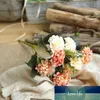 Artificial Flowers Hydrangea High Quality Small Silk Fake Flower for Home Hotel DIY Wedding Decoration Flower Wreath Accessory