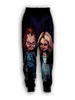 2022 nueva moda película de terror Chucky impresión 3D hombres/mujeres pantalones cortos casuales/pantalones/camiseta/chaleco/sudadera/sudaderas con capucha/sudaderas con cremallera G88