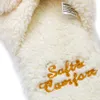 Millffy Fluffy Slippers Plush Shoppers Clea Feminina Flip Flip Flip Kawaii Sapatos Sapateiros Branco de Piso Y201026