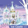 Vänner Serie 7008 A och E's Ice Playground Castle House Set Filmer DIY Byggsten Leksaker för Girls Kids Creative Gifts Q1221