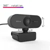 1080p HD Webkamera med MIC Rotatable PC Desktop Webkamera Cam Mini Computer Web Camera Cam Video Recording Work