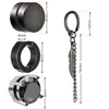 14 coppie Orecchini a bobina magnetica in accio in acciaio inossidabile Clip su orecchini a cerchio a cerniera a cerniera non piercing unisex set di orecchini a magnete unisex10084064794