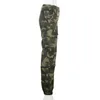 Wysoka talia splot Camo Cargo Spodnie Kobiety Joggers Spodnie Street Styl Luźny Przycisk Sport Spodnie Boczne Kieszenie dla Kobiet