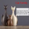 Tabela Nórdica Ornamentos Cerâmicos Porcelana Animais Decorações incluem elefante Cat Deer Rabbit Snail Home Decor Crafts Miniatures C0125