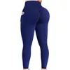 Yoga Outfit Pocket Seamless Fitness Women Leggings Fashion Patchwork Print High Waist Elastic Push Up Ankle Length Polyester Leggings