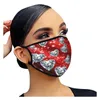 2021 Walentynki Prezent Walentynki Dnia Maska Dorosłych Para Love Drukowane Bawełniane Usta Maska Dustoszczelna Fog Hha3536