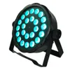 16xLot Hurtownie Nowy produkt DMX 512 LED Płaski Par Light 24 x 3W Mini RGB Stage Oświetlenie 100 W