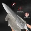 XITUO Damascus Chef Knife 2 PCS Coltelli da cucina Set 67 Strati Giapponese VG10 Coltello in acciaio Damasco Santoku Cleaver Utility Tool Gift