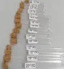 Tubes à essai en plastique transparent avec bouchons de liège 15x100 mm 10 ml bon joint pour les bijoux perles de graines en poudre