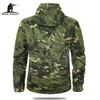 Mege Marque Vêtements Automne Hommes Militaire Camouflage Polaire Veste Armée Tactique Vêtements Multicam Mâle Camouflage Coupe-Vent 201127