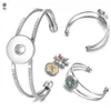 Ginger Snap Charms Open with Crystal for 18mm Button Interchangeable Bangle Jewelry for Female7749290