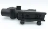 Trijicon Acog 4x32ファイバーサイト光学戦術的な観光スポットライフルスコープクロスハンターハンチング顕微鏡ブラック