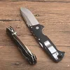 Coltello pieghevole tattico AD-10 S35VN Drop Point Satin Blade nero G10 + manico in lamiera di acciaio inossidabile con scatola al minuto