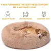 Chien Pet Lit Chenil Ronde Chat Hiver Chaud Chien Maison Sac De Couchage Longue Peluche Super Doux Pet Lit Chiot Coussin Tapis Chat Fournitures LJ201028