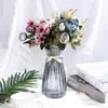 Dekorativa blommor kransar falska rosen Silk Flower Romantic Artificial Plastic Wedding Home Accessories Holiday Decoration1