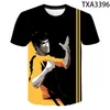 2020 nowy wysiłek sztuki walki Celebrity Bruce Lee 3D drukuj T Shirt mężczyźni kobiety moda dziecięca lato fajna koszulka Streetwear topy