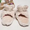 new winter men women home slippers cotton cute cartoon rabbit shoes indoor slippers winter Custom home shoes 201023