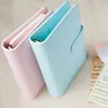 A5 A6 Notebooks Cover PU Leather Clip Refillable Notebook Covers Binder Portable Personal Planner for Filler Paper