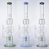 Big Glass Bong Hookahs DAB Oil Rigs Waterleidingen met 14mm Kom 3 Kleuren Roken Water Bongs WP2121