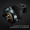 Piscifun Alijoz 300 Niski profil Baitcasting Fishing Reel 15kg Max Drag 81 łożyska odlewania słonej wody podwójny uchwyt 21545498