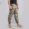 Pantalon extérieur camouflage jogger tactique hommes de nombreuses poches de combat armée pantalon de randonnée de peintureball1
