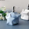 Seramik Sabun Şişesi Özü Sıvı Köpük Sabunluk Mutfak El Yıkama Dağıtıcı Şampuan Banyo Aksesuarları 211222