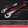 ZK50 Drop Ship Universal Wrench Justerbar Grip Multi-Function 2st Wrench 9-32mm Ratchet Spanner Hand Tools Stock i US248U