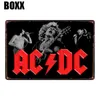 2022 Pop Star Tin Poster Sign Vintage Rock ACDC Peinture en métal Plaque Musique Tiki Bar Art Plaque murale Décor de salle personnelle Film Pub 249n