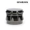 Other Smoking Accessories Black herb Grinders 63MM 4 LAYERS New Style Concave Grinder Diameter Zinc Alloy Diamond Shape Chamfer Side