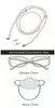 Luxuriöse weiße Kunstperlen-Maskenkette, Lanyard/Brillenkette mit Karabinerverschluss, Vintage-Halter, Damen-Halskette, Anti-Wurf-Halsseil, Großhandel