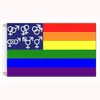 Fierté sexuelle Gay LGBT Drapeau 3x5 FT Bannière 90x150cm Festival Fête cadeau 100D Polyester imprimé Chaud Selling!