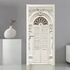 PVC SelfAdhesive Waterproof Door Sticker 3D Stereo White Door Frame Living Room Bedroom European Style Luxury Home Decor Murals T8815996