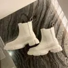 Paris créateur de mode femme bottes de luxe femmes chaussures en cuir haut haut femmes plat bottine sneaker