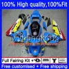 Injektion OEM för Honda CBR 600RR 600F5 600CC CBR600 RR F5 03 04 49HM.0 CBR600RR 03 04 CBR600F5 CBR 600 RR 2003 2004 Fairings Repsol Svart