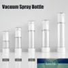 1 stks plastic reizen fles hervulbare transparante airless pomp parfum vacuüm spray fles 15 ml / 30ml / 50ml nieuw