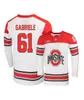 NCAA OHIO State Buckeyes College Hockey Jersey 34 Reilly Herbst 44 Jakub Dobes 61 Grant Gabriele 65 c. J. Regula 71 Patrick Guzzo 94 Travis