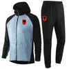 2020 Arnavutluk Milli Takımı Futbol Hoodie Sweatshirt Trailsuit Setleri Kış Erkekler Günlük Sporlu Hooded Eğitim Spor Giyim Takımları Runn265o