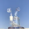 Glass Water Bong Inline Perc Dab Rigs Hookahs Mini Oil Rig With 4mm Quartz Banger Thick Bong 14 Inch Joint CS181