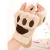 Claw Paw Plush Mittens Kort fingerlösa halvfingerhandskar Bear Cat Plush Paw Claw Half Finger Glove Soft Half Cover Handskar YHM1149672888