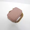 2021 Moda Mini Skóra Oryginalna ze złotym Hardware Women Torba Na Ramię Z Torby Box Hot 4 Kolor Najlepsza Najwyższej Jakości Kobiety Crossbody Torba