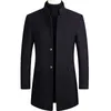 Bolubao 남자 겨울 양모 혼합 코트 남성의 새로운 패션 단단한 색상 간단한 코트 남성 편안한 양모 혼합 Overcoat 201223