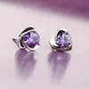 Crystal cubic zirconia love coeur boucles d'oreilles mèches boucles d'oreilles de mariage bijoux de bijoux femmes cadeaux