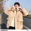 Koreańskie privathinker męskie zimowe ciepłe kurtki parka zagęszcza mężczyzn zwykłe duże płaszcze 5xl Plus size Man Parkas Odzież 201027 S