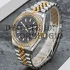 orologio groene heren automatische mechanische horloges montre de luxe volledig roestvrij staal saffierglas 5 ATM waterdicht super lichtgevend heren diamanten horloge u1 fabriek