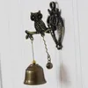 Vintage Häst Elephant Owl Shaped Bell Doorbell Halloween Hängande dörr Dekor Dörrklocka Dörr Hem Deco Tillbehör 9073