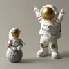 Modern Astronaut Escultura Resina Figura Statuetes Spaceman Estátua Abstrato Casa Decoração Acessórios Artesanato Figurine Decor