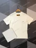 22ss Hombres Mujeres Diseñadores Camisetas camiseta Tigre bordado estampado manga corta Hombre Cuello redondo París Moda Streetwear Negro blanco XS-L
