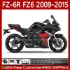 8Gifts Gloss Geel voor Yamaha FZ6R 09 10 11 12 13 14 15 FZ6N FZ6 89NO104 FZ-6R FZ 6R 2009 2010 2011 2012 2013 2014 2015 Top zwarte kuip