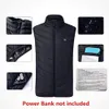 Electric Heated Vest Men Women Heating Waistcoat Thermal Warm Clothing Usb Heated Outdoor Vest Winter Heated Jacket 201022